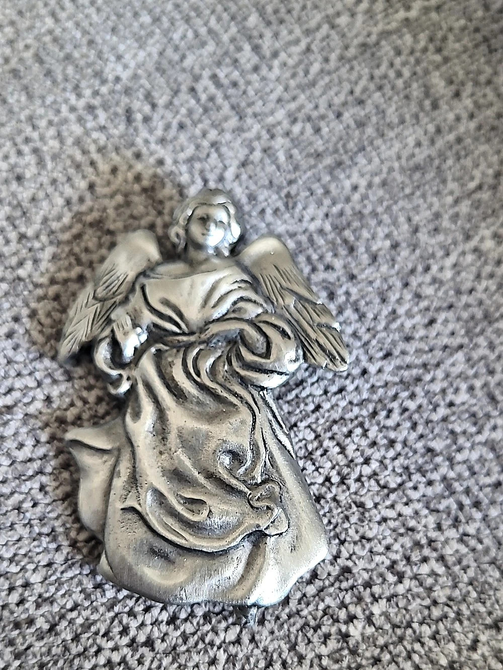 Hallmark Angel Brooch in Silver